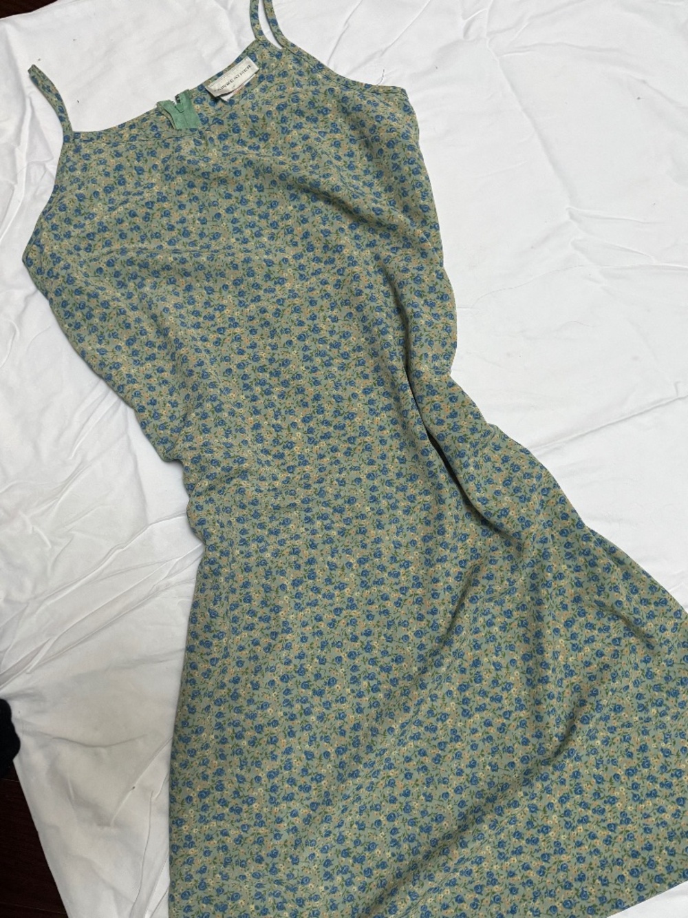 VINTAGE Fairweather floral midi v-neck sundress